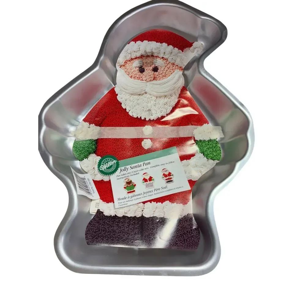 3 NEW WILTON Cake Pans Baking Santa Halloween Pumpkin Fun Vintage 90s Christmas